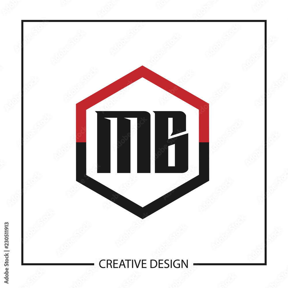 Initial Letter MB Logo Template Design Initial Letter MB Logo Template Design