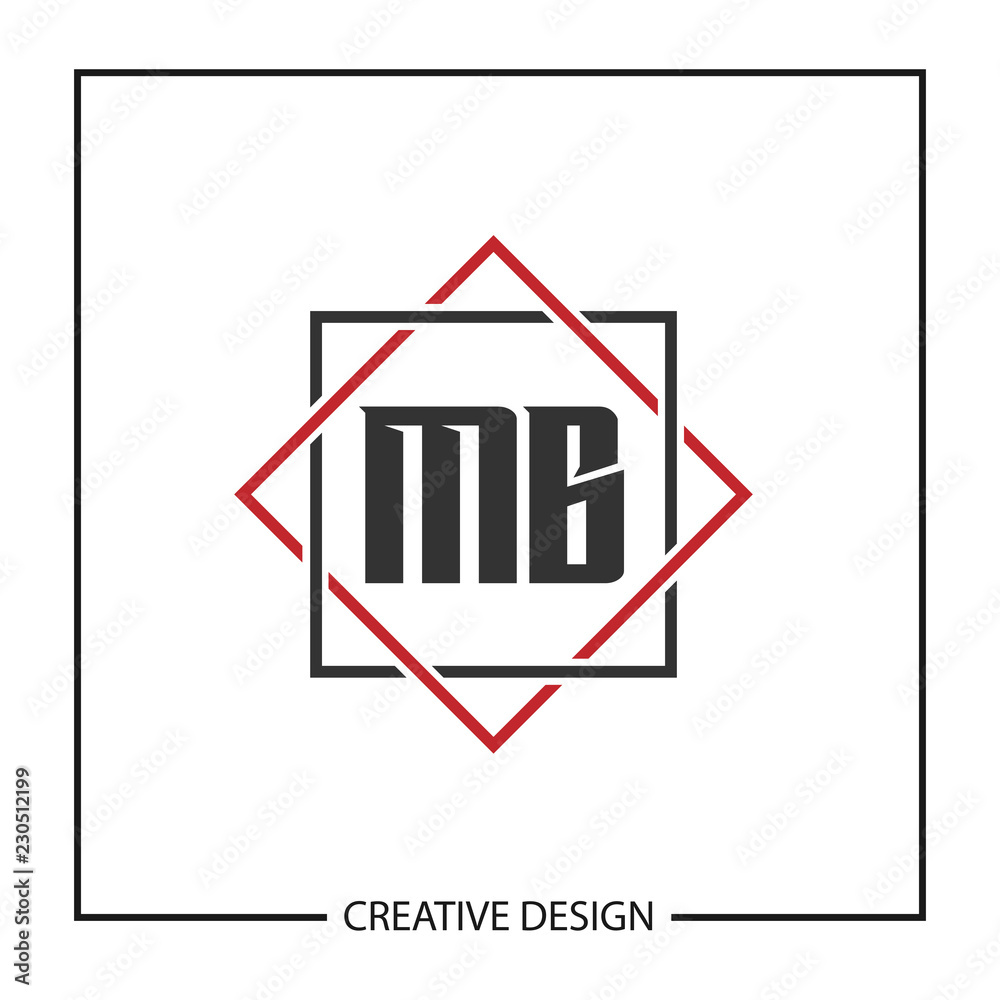 Initial Letter MB Logo Template Design Initial Letter MB Logo Template Design
