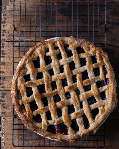 Berry pie on grid