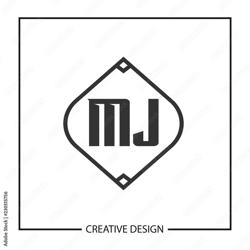 Initial Letter MJ Logo Template Design Initial Letter MJ Logo Template Design