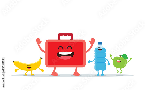 School lunch boxes