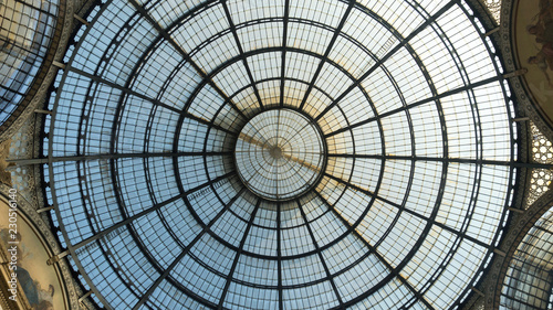 Dome with glass