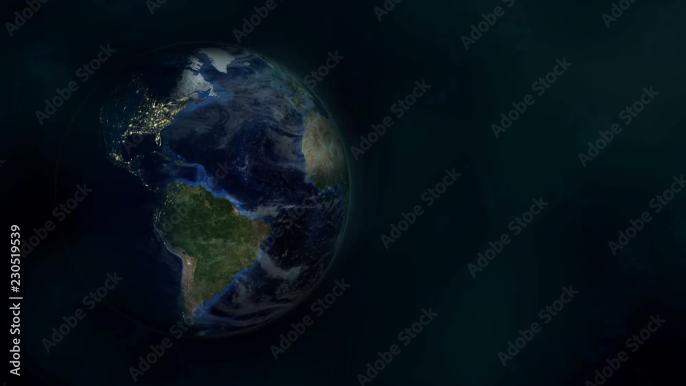Planet Earth Globe Rotating Animation Background Planet Earth Globe Rotating Animation Background