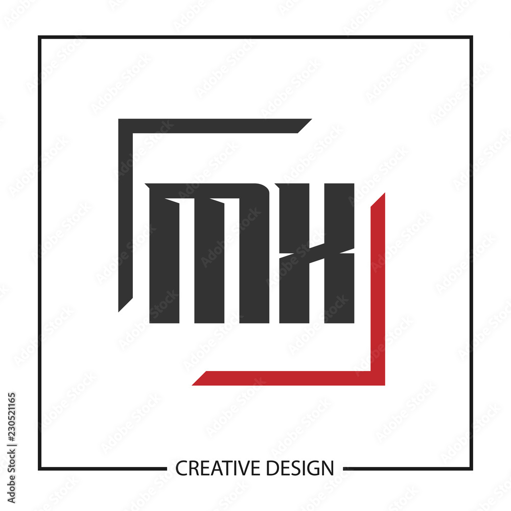 Initial Letter MX Logo Template Design Initial Letter MX Logo Template Design