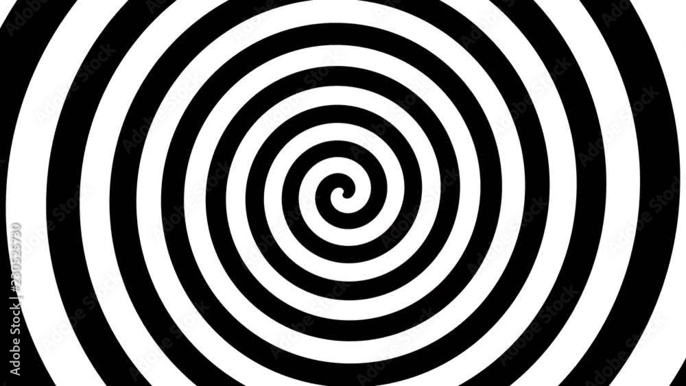 A moving hypnotic spiral, simple clean style.
A moving hypnotic spiral, simple clean style.