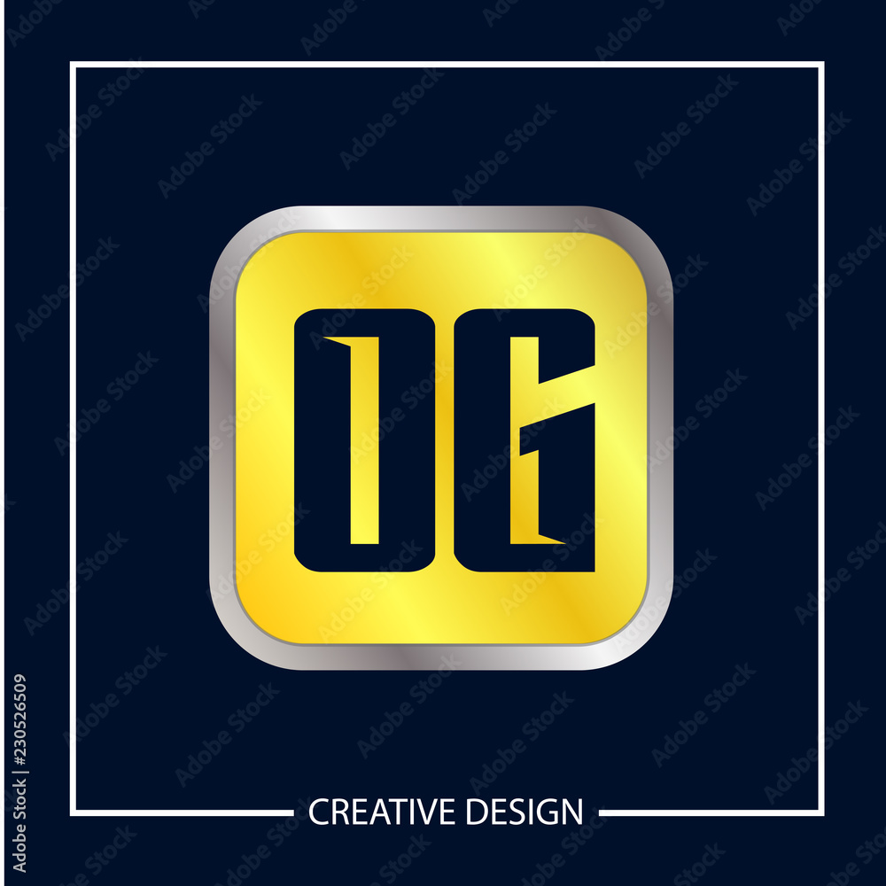 Initial Letter OG Logo Template Design Initial Letter OG Logo Template Design