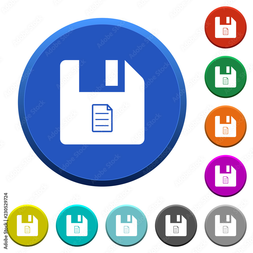 File properties beveled buttons File properties beveled buttons