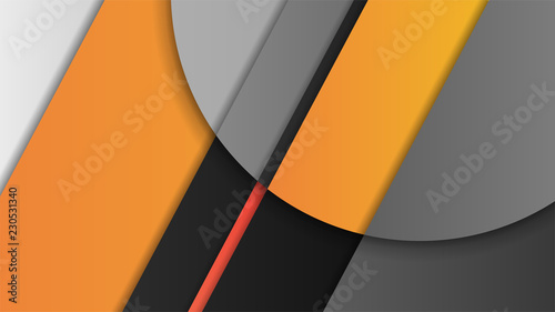 Material design background. Abstract illustration with shadows.