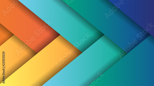 Material design background. Abstract illustration with shadows.