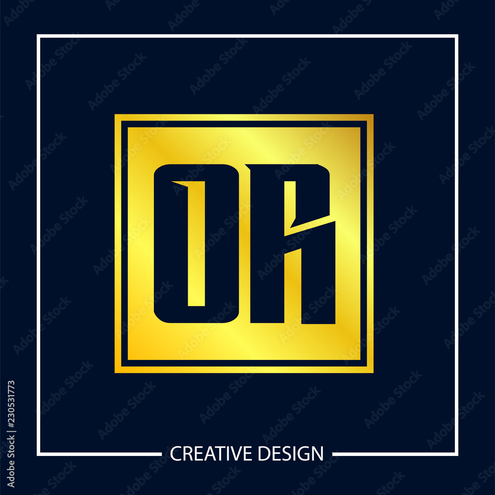 Initial Letter OR Logo Template Design Initial Letter OR Logo Template Design