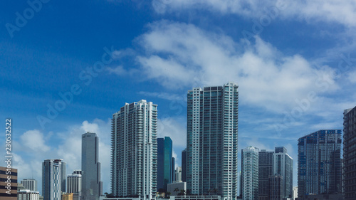 Skyscrapers of downtown Miami, in Florida, USA