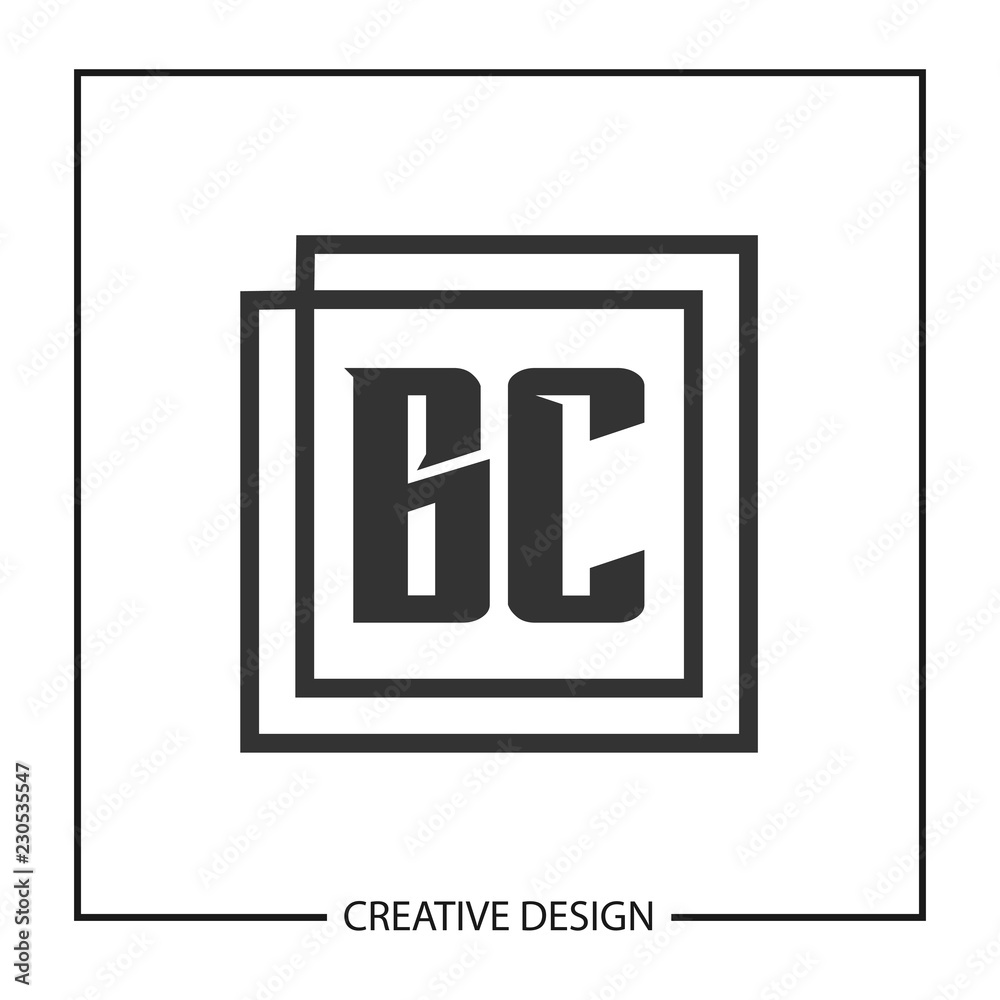 Initial Letter BC Logo Template Design Initial Letter BC Logo Template Design