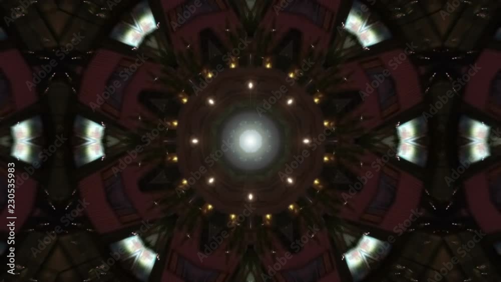 Mesmerizing kaleidoscope background