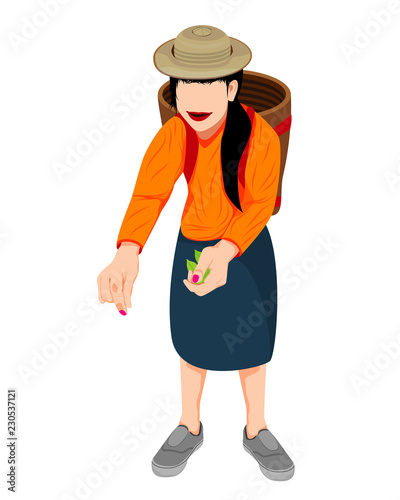 agriculturist cartoon shape vector design