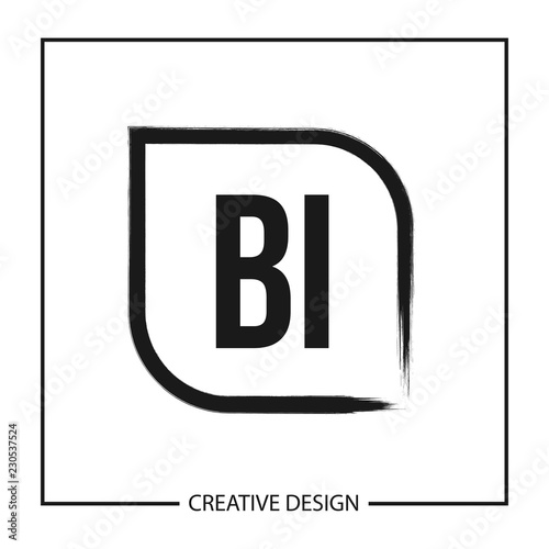 Initial Letter BI Logo Template Design Free Download Initial Letter BI Logo Template Design - GFXLoad