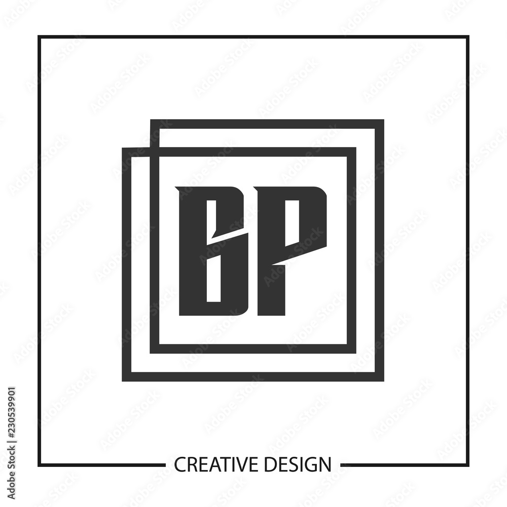 Initial Letter BP Logo Template Design Initial Letter BP Logo Template Design