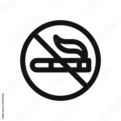 No smoking vector icon