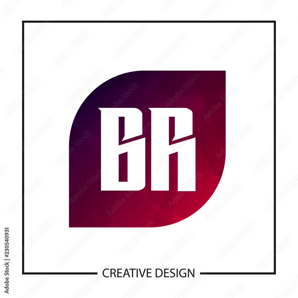 Initial Letter BR Logo Template Design Initial Letter BR Logo Template Design