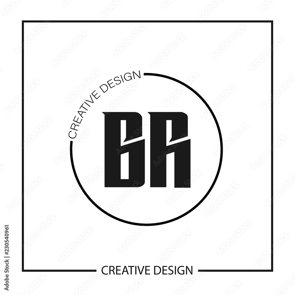 Initial Letter BR Logo Template Design Initial Letter BR Logo Template Design