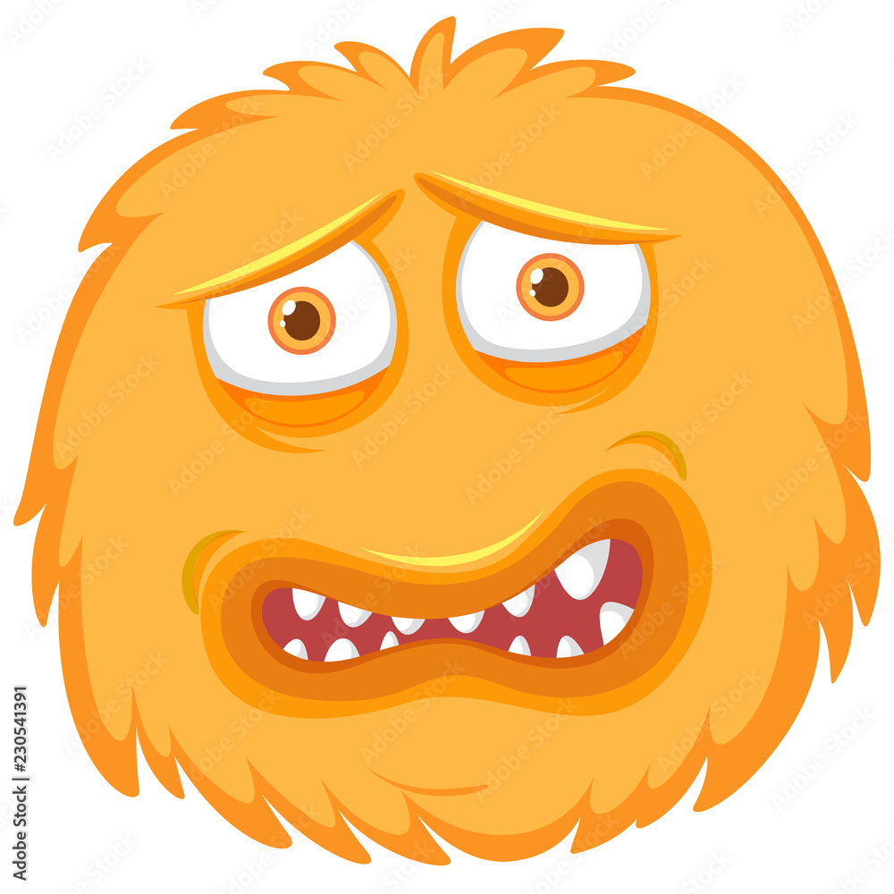 A fear monster face A fear monster face