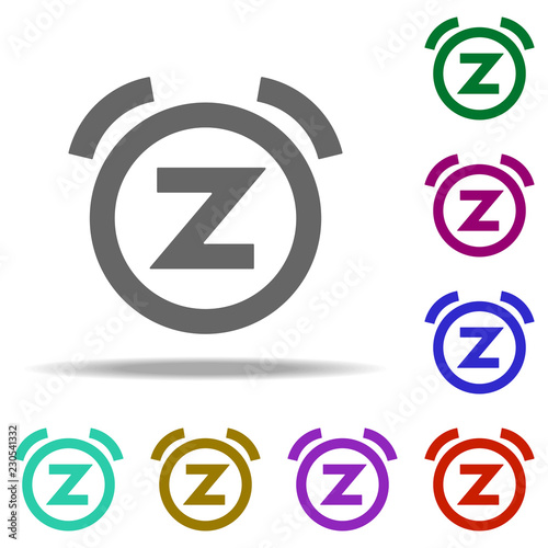 bell snooze icon. Elements of web in multi color style icons. Simple icon for websites, web design, mobile app, info graphics