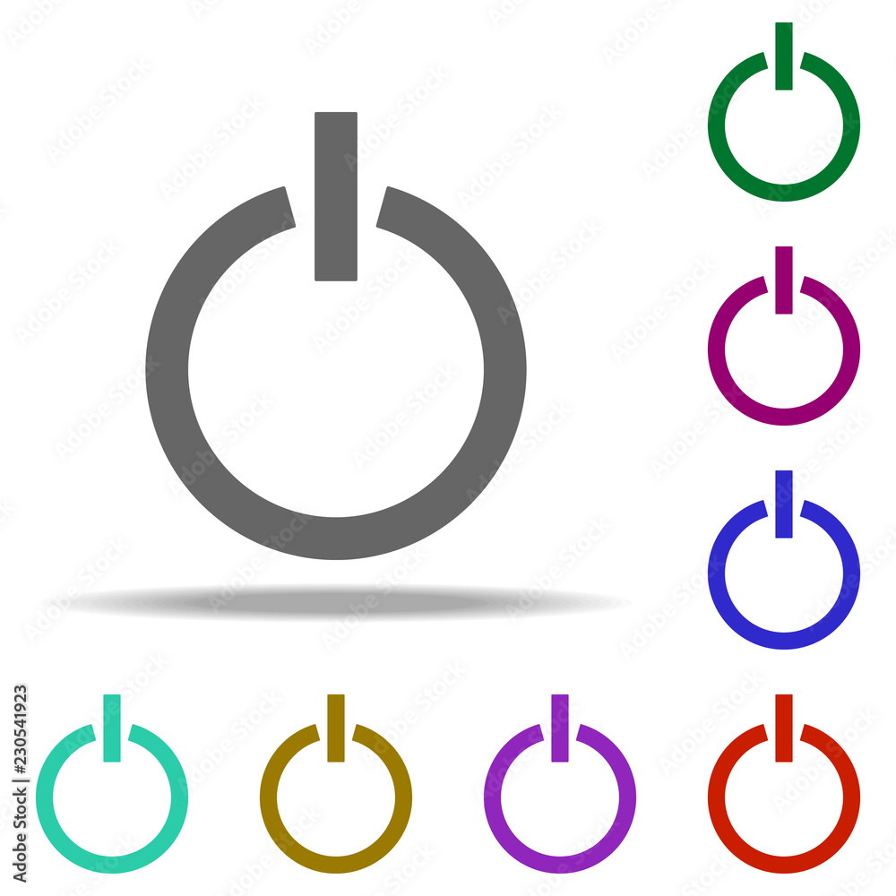 shutdown icon. Elements of web in multi color style icons. Simple icon for websites, web design, mobile app, info graphics
