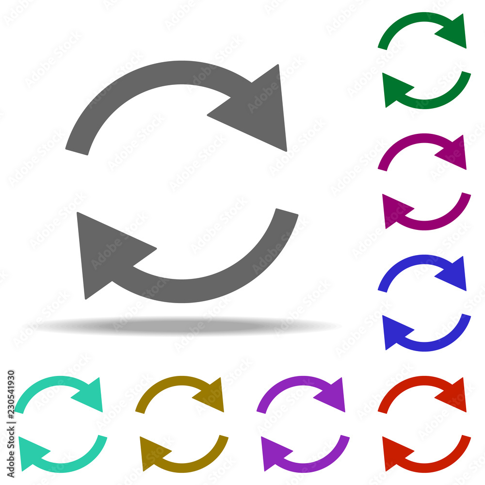 refresh icon. Elements of web in multi color style icons. Simple icon for websites, web design, mobile app, info graphics refresh icon. Elements of web in multi color style icons. Simple icon for websites, web design, mobile app, info graphics