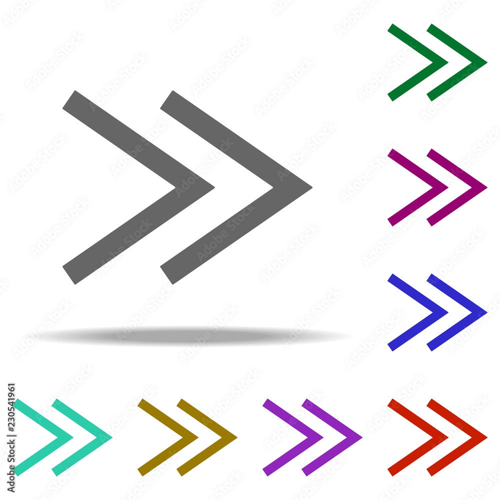 rewind icon. Elements of web in multi color style icons. Simple icon for websites, web design, mobile app, info graphics