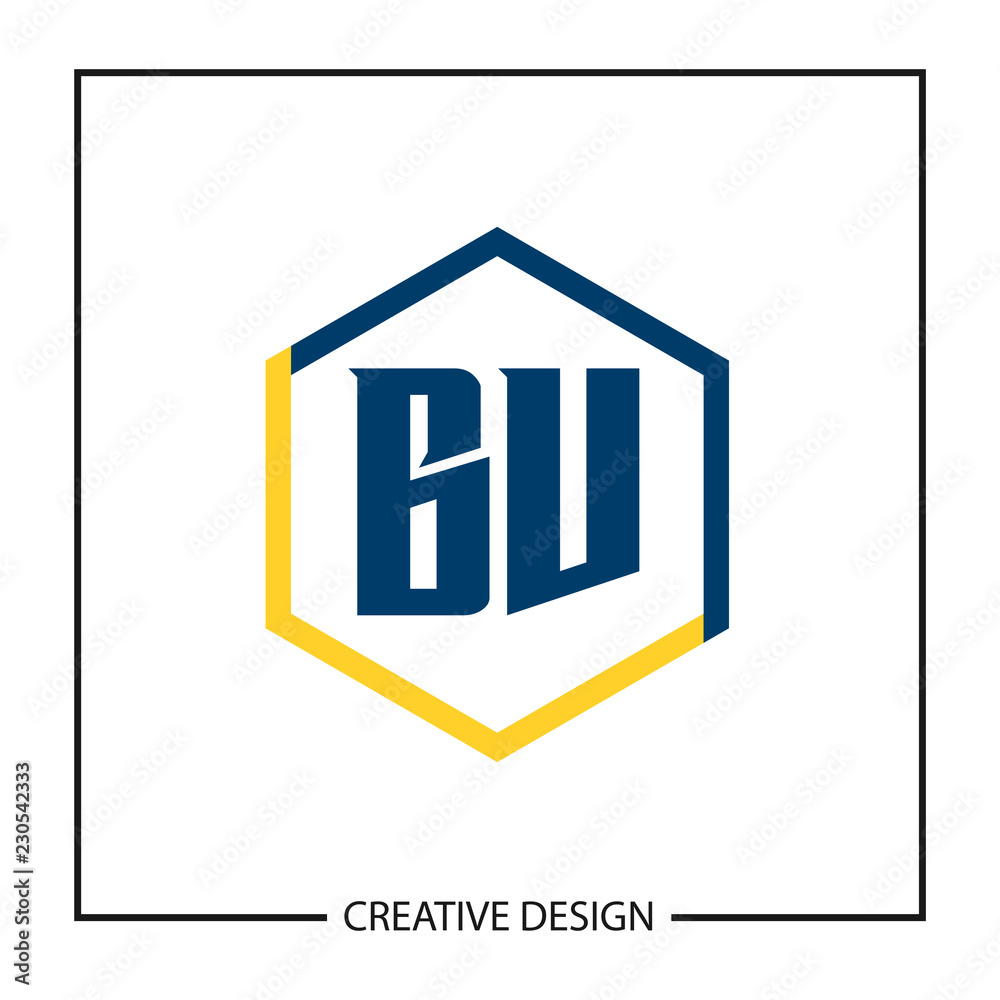 Initial Letter BV Logo Template Design Initial Letter BV Logo Template Design