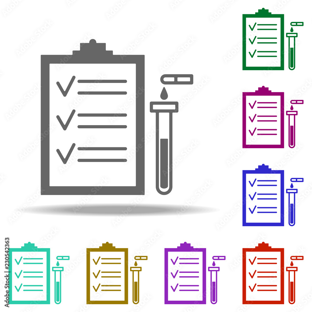 document, exam icon. Elements of Genetics and bioenginnering in multi color style icons. Simple icon for websites, web design, mobile app, info graphics document, exam icon. Elements of Genetics and bioenginnering in multi color style icons. Simple icon for websites, web design, mobile app, info graphics