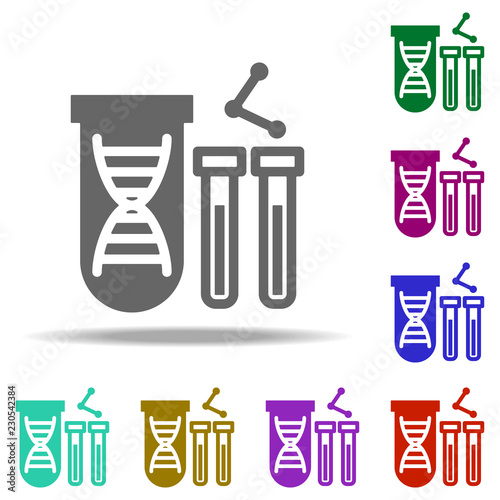 biology, DNA, genetically icon. Elements of Genetics and bioenginnering in multi color style icons. Simple icon for websites, web design, mobile app, info graphics