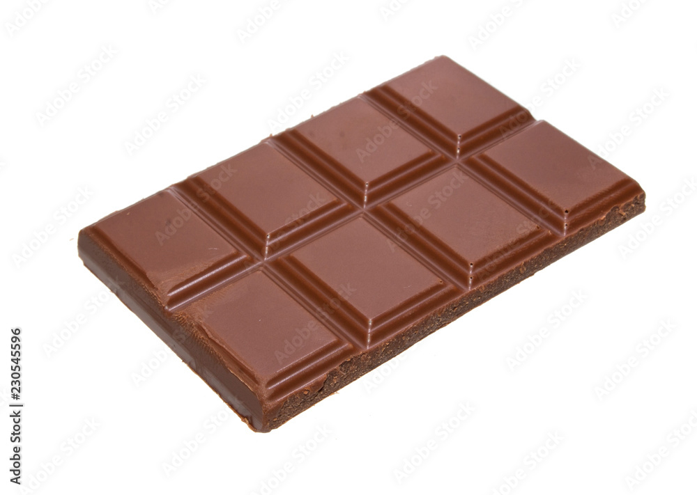 chocolate isolated on white background chocolate isolated on white background