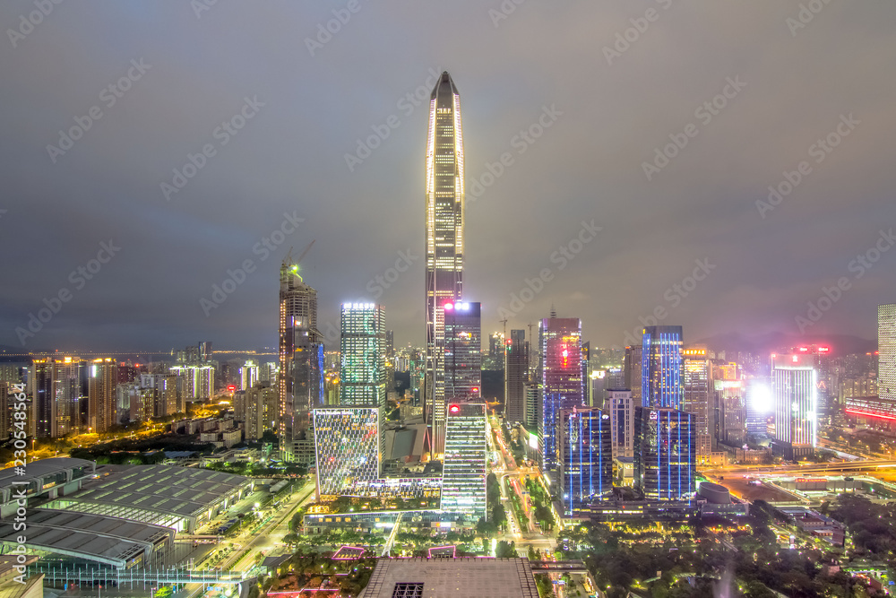 Fototapeta premium Shenzhen City Skyline