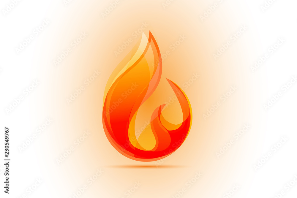 Logo fire flames vector Logo fire flames vector