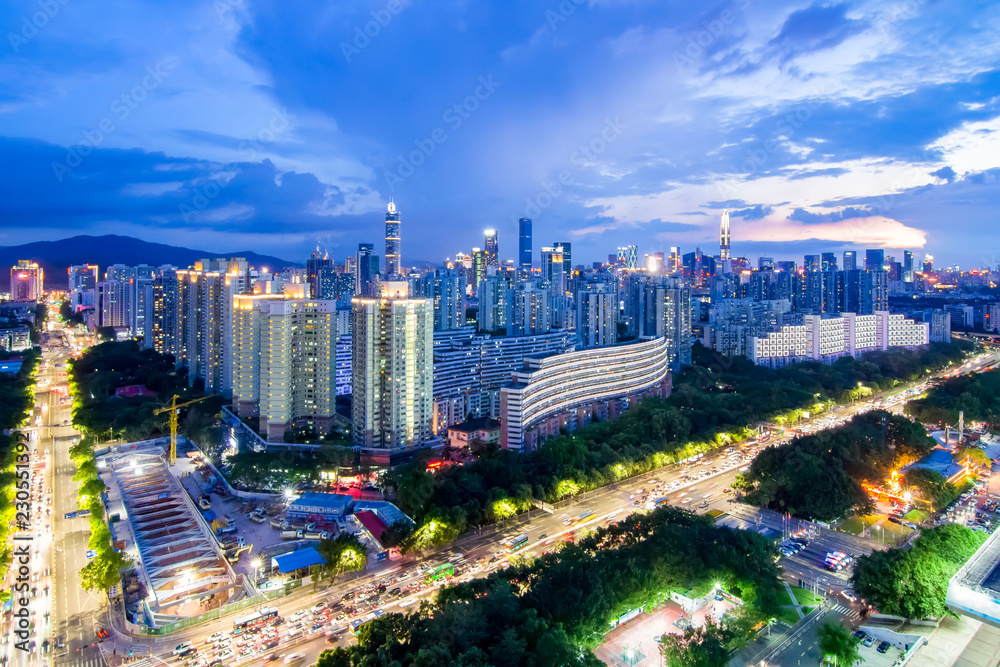 Fototapeta premium Shenzhen skyline