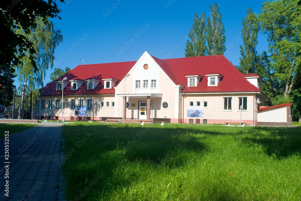 Baltiysk, Russia - June 29, 2010: Building of Fleet Officers Club