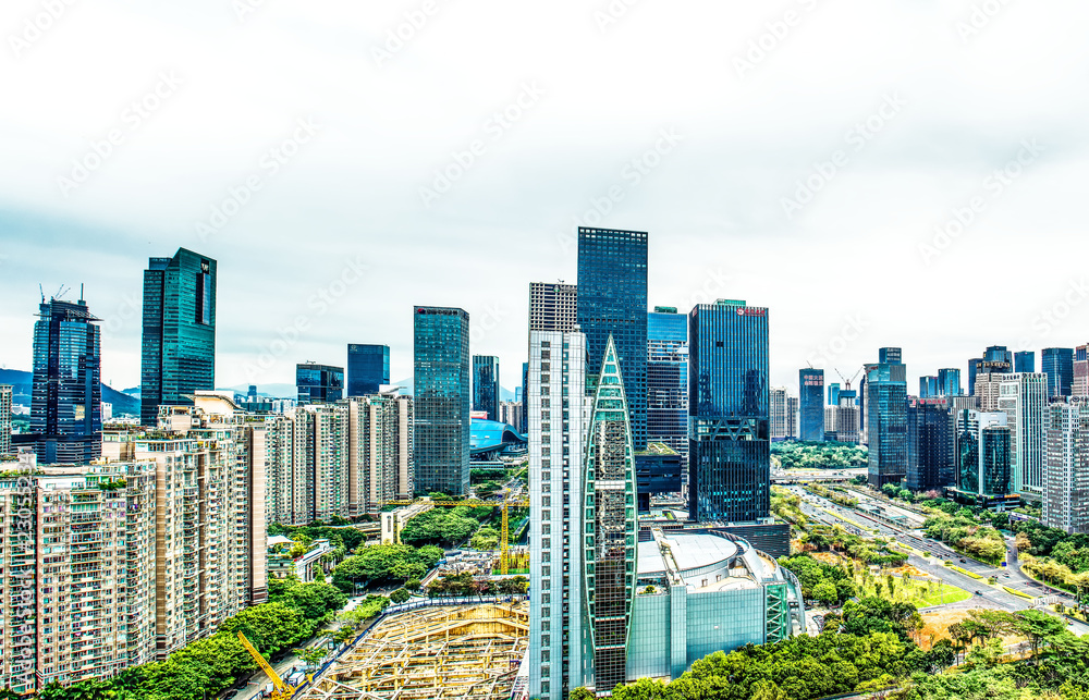 Obraz premium Nightscape of Shenzhen City