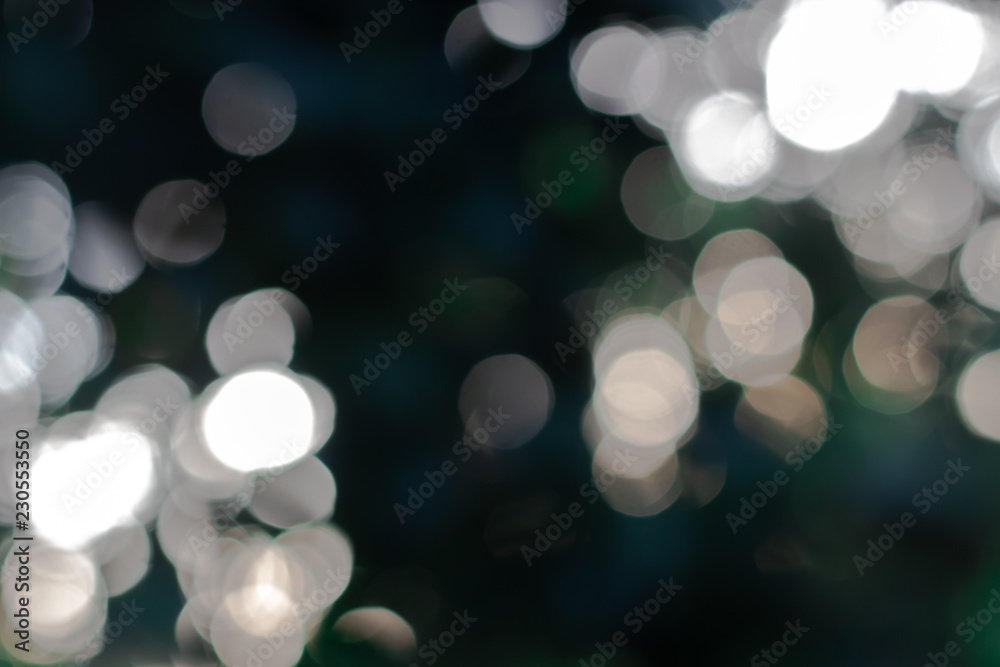 Obraz premium green bokeh abstract light background