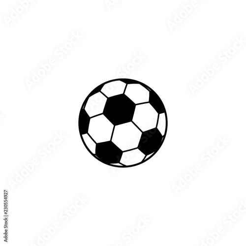 Simple style football  soccer ball