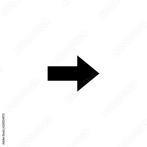 Right arrow vector icon