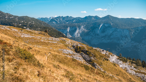 Beautiful alpine view at the Loser summit-Altaussee-Steiermark-Austria