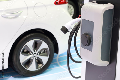 Modern car charging electric