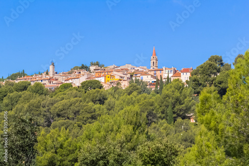 la Cadière d'Azur, village perché du Var, France 