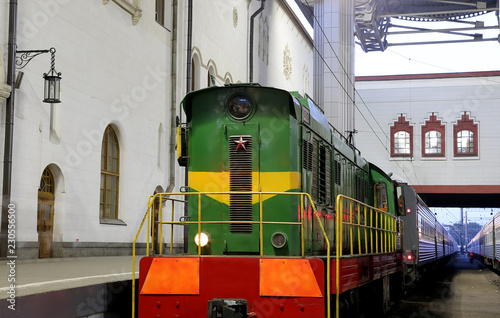 Kazansky railway terminal ( Kazansky vokzal) -- is one of nine railway terminals in Moscow, Russia.  photo