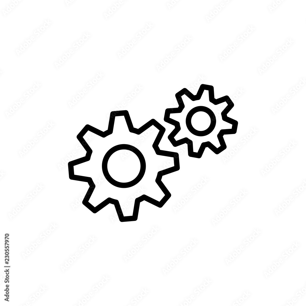 Setting icon vector, Tools, Cog, Gear Sign Setting icon vector, Tools, Cog, Gear Sign