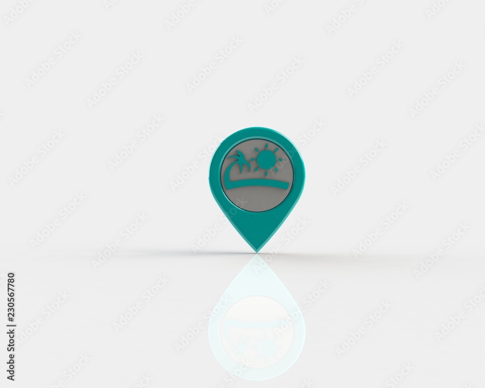 LOCATION pin glossy blue arrow. The concept of tagging a sign landmark needle tip to create a route search. Isolated on white background 3D rendering 3D. LOCATION pin glossy blue arrow. The concept of tagging a sign landmark needle tip to create a route search. Isolated on white background 3D rendering 3D.