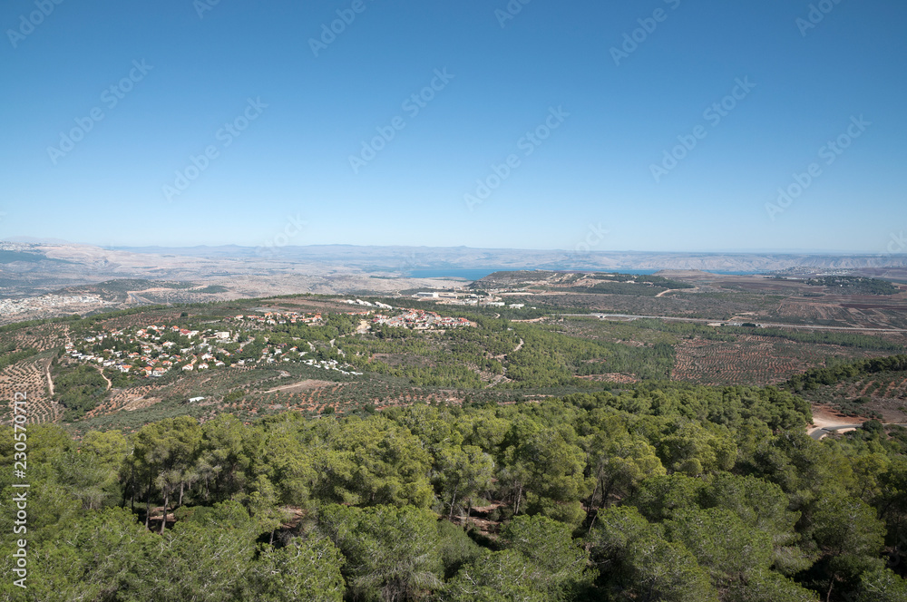 The Sea of Galilee and Beit Netofa Valley