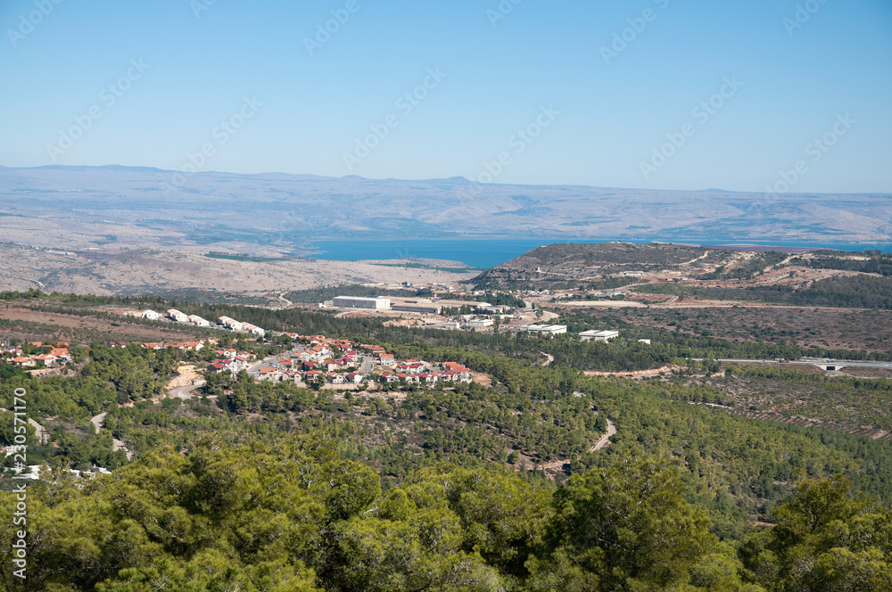 The Sea of Galilee and Beit Netofa Valley