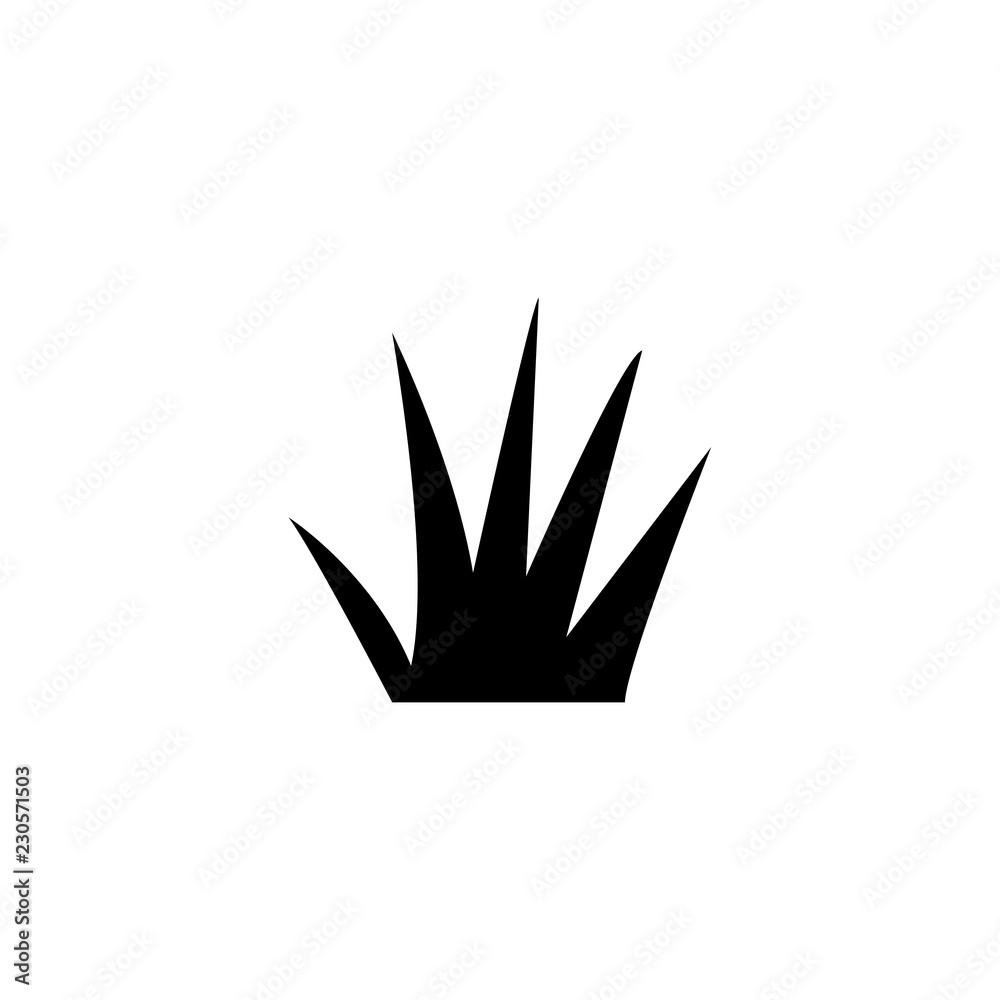 grass icon vector grass icon vector