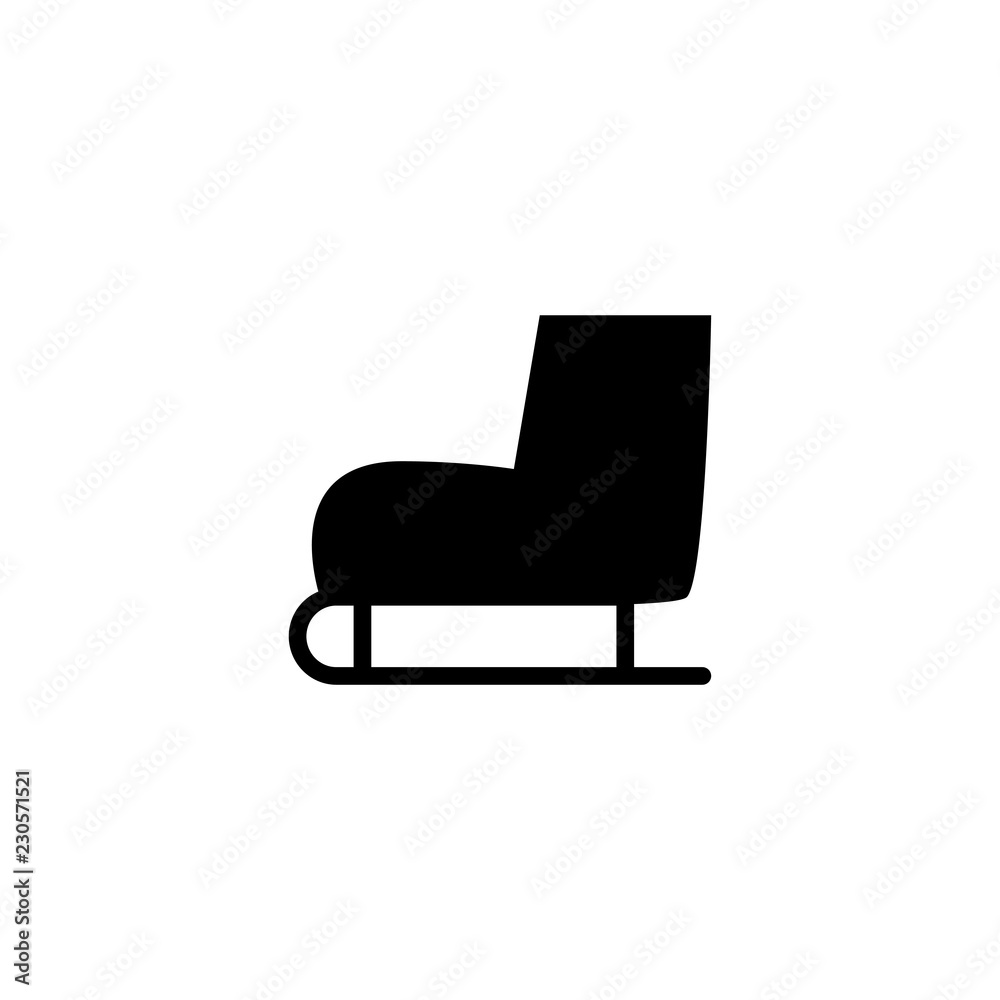 ice skate icon vector ice skate icon vector